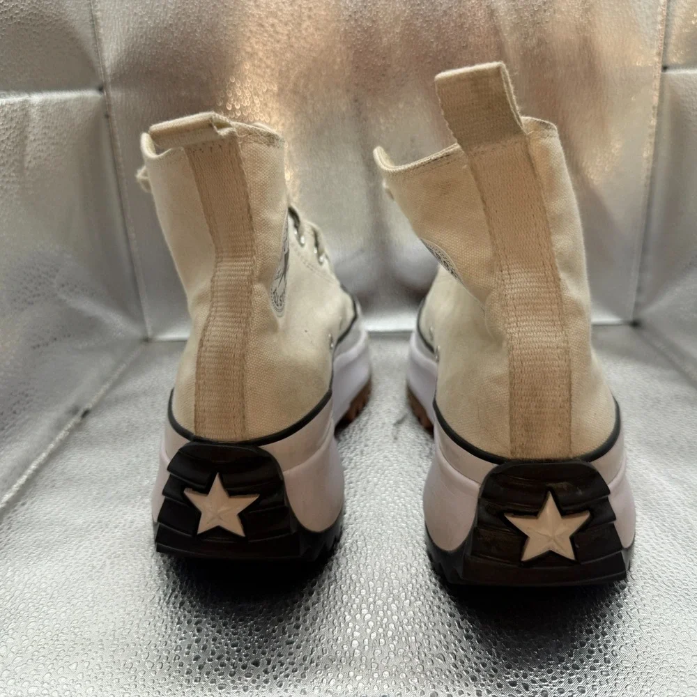 Size 8.5M/10W Converse‎ Run Star Hike Beige Unisex High Top Sneakers 166799C